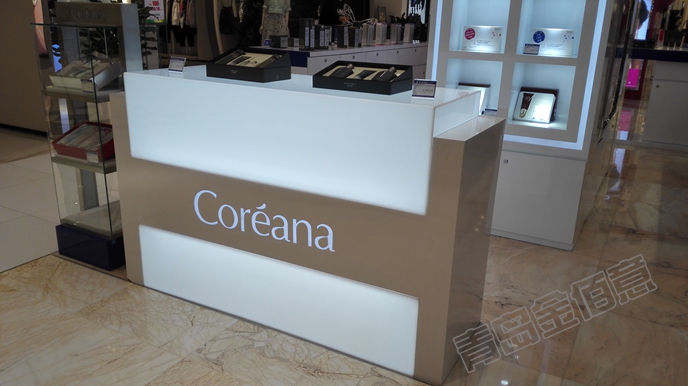 化妝品展柜，化妝品背柜